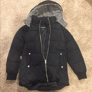 Andrew Marc black puffer down coat xs